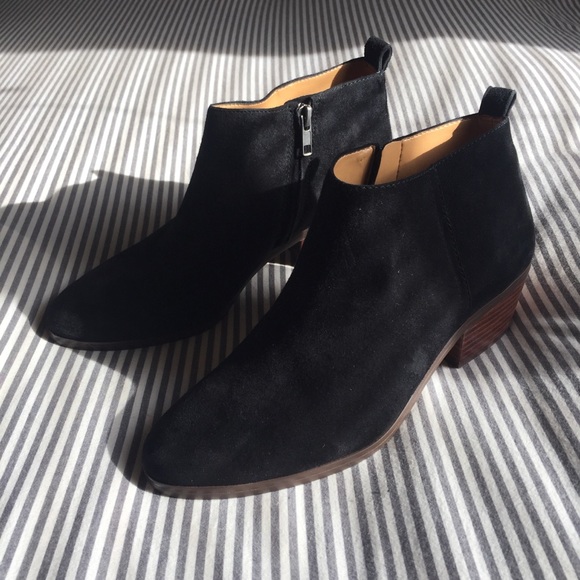 J.Crew Suede Sawyer Booties - Black, 8.5 - Picture 2 of 5